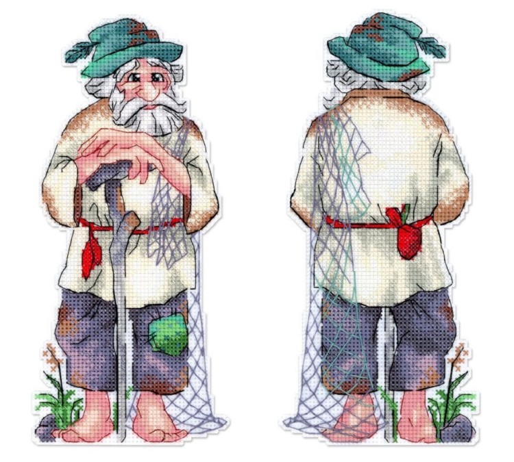 Набор для вышивания Жар-Птица Р-1331 Старый рыбак