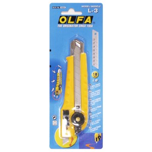 OLFA L-3 Нож сверхпрочный c двухсторонней установкой лезвия