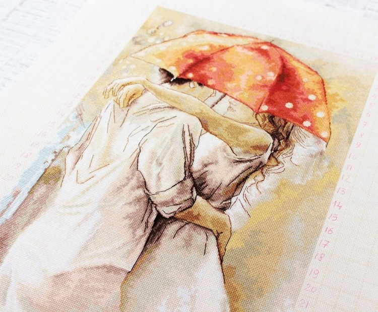 Набор для вышивания Luca-S G552 Под зонтом