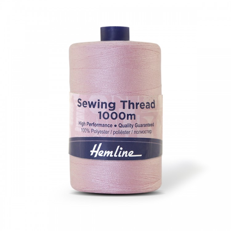 Hemline N4124.535 Нить универсальная для шитья, розовый