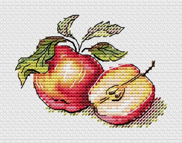Набор для вышивания Жар-Птица М-596 Сочные яблочки