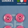 Sandra CARD045 Пуговицы, розовый