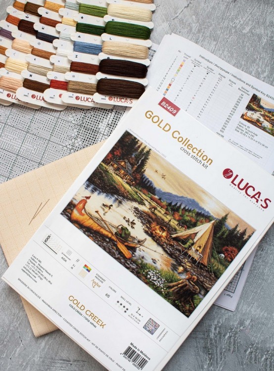 Набор для вышивания Luca-S B2409 Gold Creek (Голд-Крик)