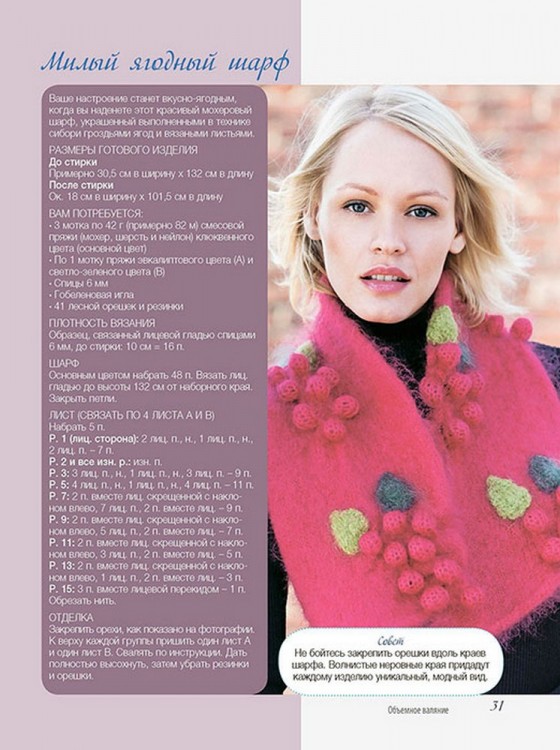 УЗОРЫ И МОДЕЛИ ДЛЯ ПРОДВИНУТЫХ РУКОДЕЛЬНИЦ. Вяжем на спицах и валяем УЗОРЫ И МОДЕЛИ ДЛЯ ПРОДВИНУТЫХ РУКОДЕЛЬНИЦ. Вяжем на спицах и валяем