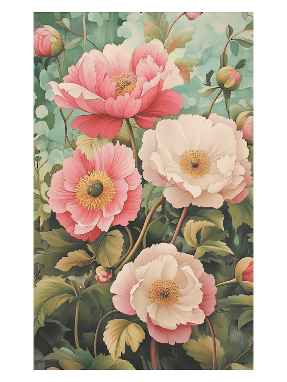 БлокнотWilliam Morris Inspiration (сине-белая обложка)