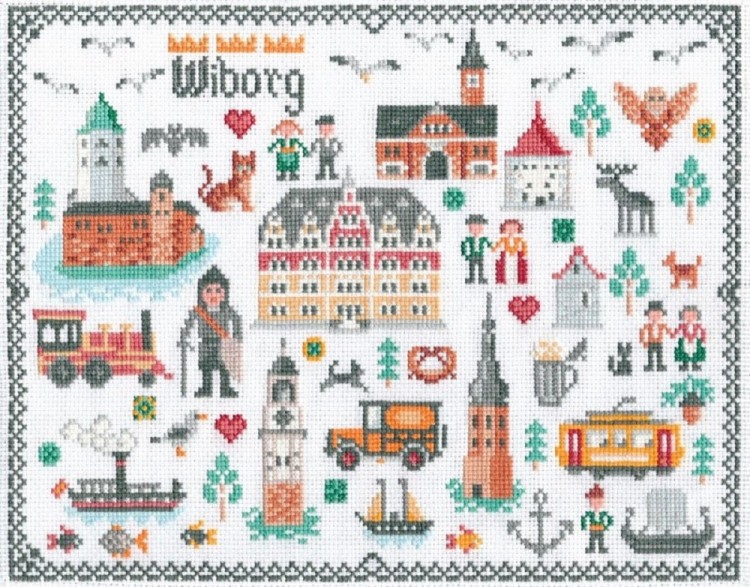 Набор для вышивания Палитра 06.006 Прогулка по Выборгу