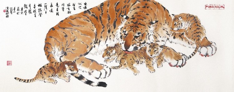 Набор для вышивания Xiu Crafts 2031602 Пять тигров