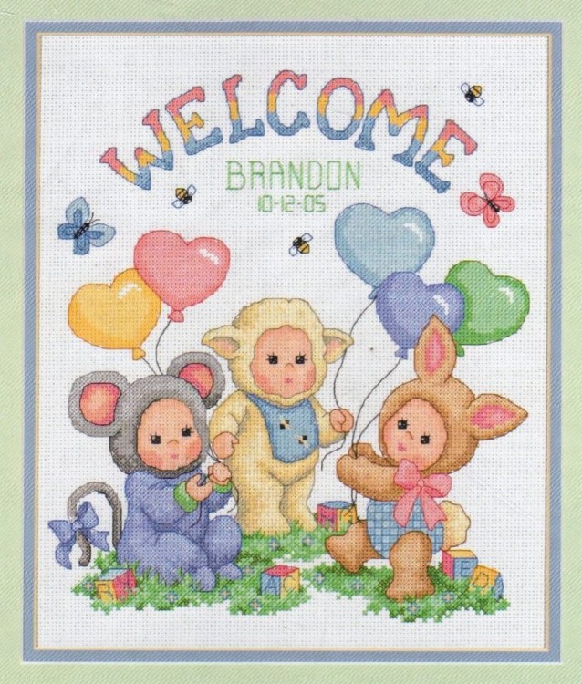Dimensions 72991USA Costumed Babies Birth Record (Запись о рождении детей в костюмах)