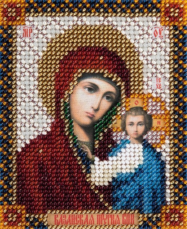 Набор для вышивания Панна CM-1823 (ЦМ-1823) Икона Божией Матери Казанская