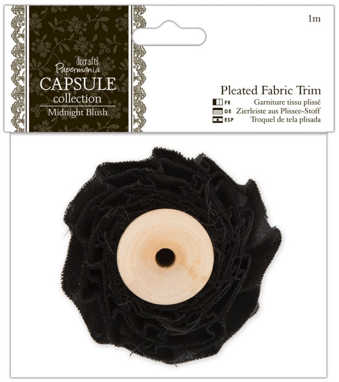 Docrafts PMA358383 Тесьма в складку декоративная Midnight Blush