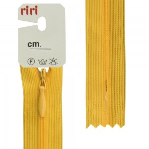 Riri 6010917/60/2307 Молния потайная, неразъемная, 4 мм, 60 см, тыквенный светлый