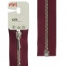 Riri 8351130/60/2411 Молния металлическая, разъемная, 3 мм, 60 см, бордовый
