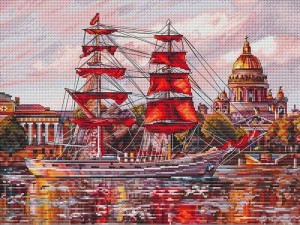 Белоснежка 219-14 Санкт-Петербург. Нева. Алые паруса.