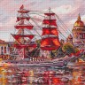 Набор для вышивания Белоснежка 219-14 Санкт-Петербург. Нева. Алые паруса.