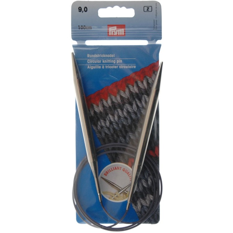 Prym Спицы круговые 100 см, латунь