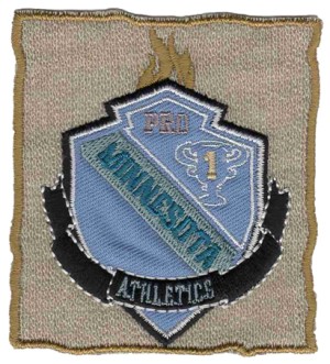 HKM 33389/1SB Термоаппликация "Minnesota Athletics, brauner Str"