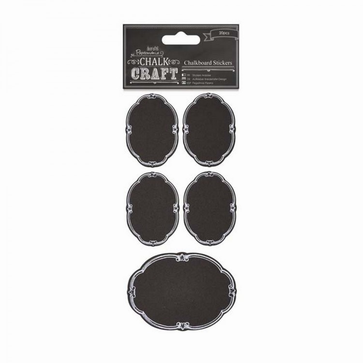 Docrafts PMA355411 Наклейки Напиши мелом - Рамки с орнаментом
