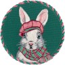 Набор для вышивания Панна JK-2279 Брошь "Кролик Жерар"