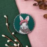 Набор для вышивания Панна JK-2279 Брошь "Кролик Жерар"