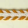 Matsa 1727/2 Тесьма декоративная "плетенка", ширина 8 мм, цвет желтый