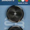 Sandra CARD147 Пуговицы, черный