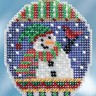 Набор для вышивания Mill Hill MH211811 Snowman Greetings (Поздравления снеговика)