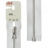 Riri 3551226/60/2101 Молния металлическая, разъемная, на атласной тесьме, 6 мм, 60 см, белый