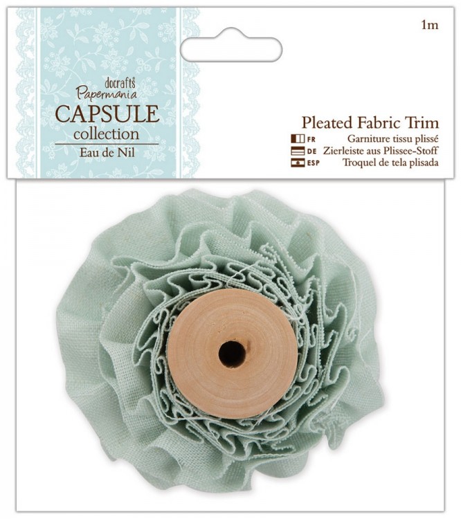 Docrafts PMA358384 Тесьма в складку декоративная Eau De Nil