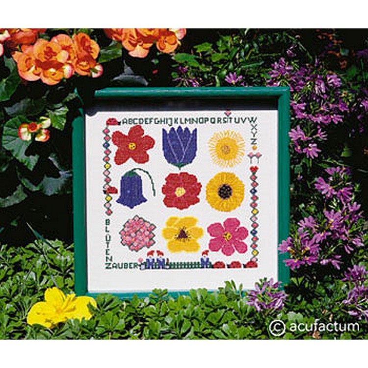 Набор для вышивания Acufactum 23491 Цветы