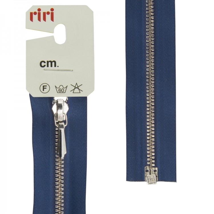 Riri 8351130/60/2626 Молния металлическая, разъемная, 3 мм, 60 см, кобальт синий