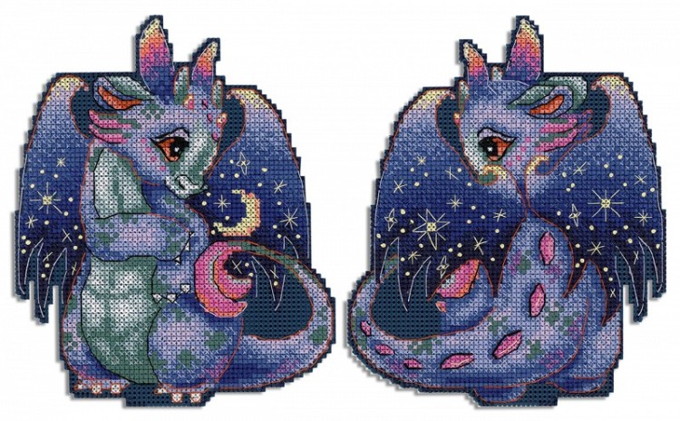 Набор для вышивания Жар-Птица Р-891 Лунный дракон