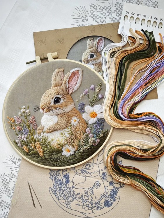 Набор для вышивания YoHobby yoli.109 Заяц