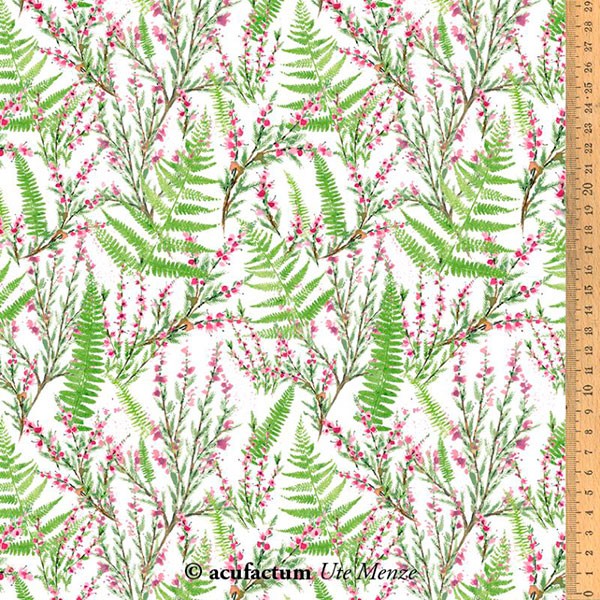 Acufactum 3523-829 Ткань "Папоротники и вереск"