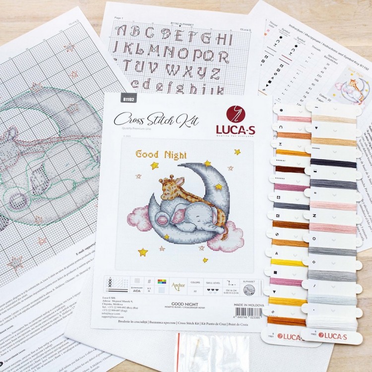 Набор для вышивания Luca-S B1192 Спокойной ночи