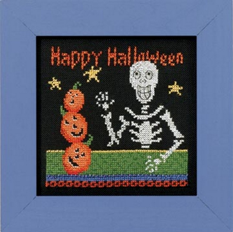 Набор для вышивания Mill Hill DM303101 Happy Skeleton (Счастливый скелет)