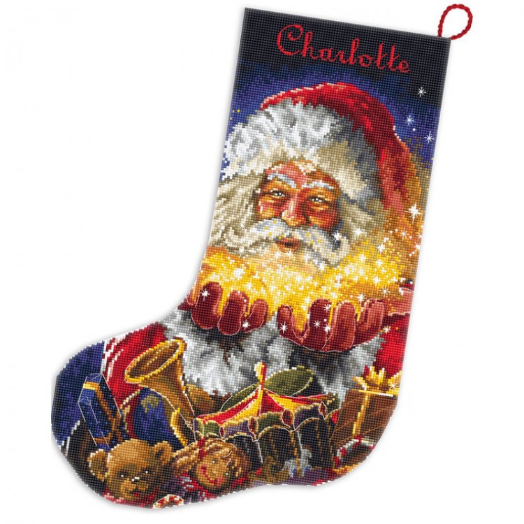 Набор для вышивания LetiStitch L8050 Christmas miracle Stocking (Рождественский чудо-чулок)