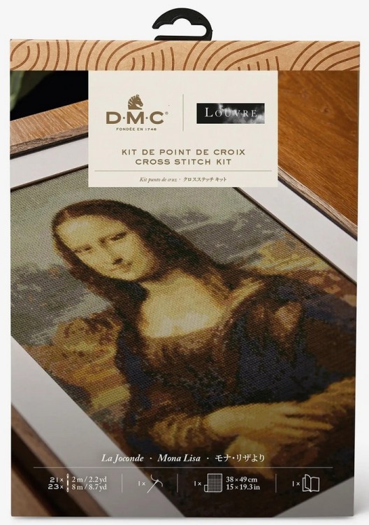 Набор для вышивания DMC BK1970 Leonardo da Vinci - Mona Lisa (Леонардо да Винчи - Мона Лиза)