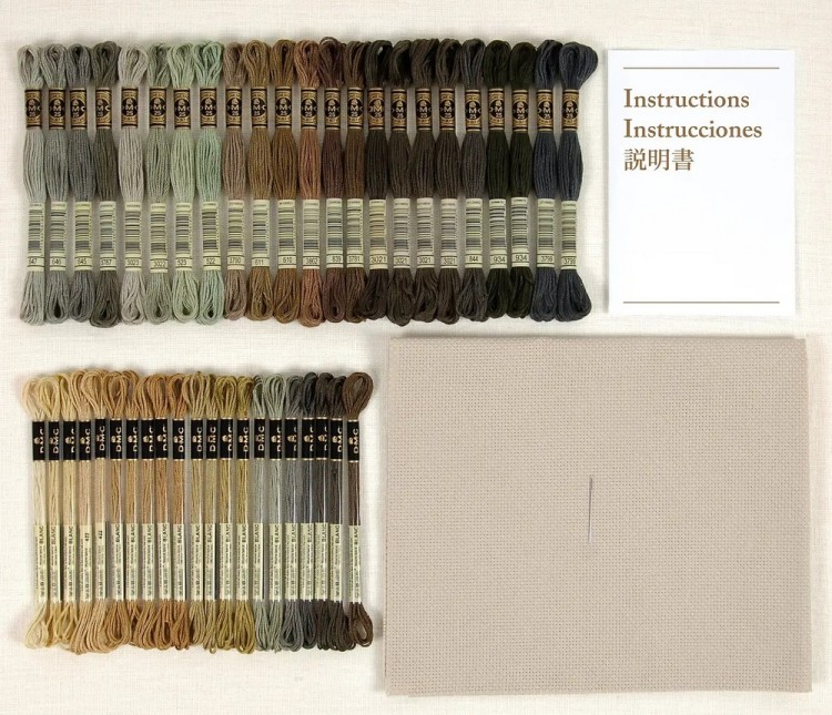 Набор для вышивания DMC BK1970 Leonardo da Vinci - Mona Lisa (Леонардо да Винчи - Мона Лиза)