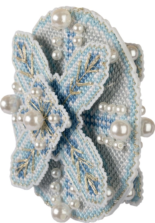 Панна IG-7299 Новогодняя игрушка "Голубой шар"