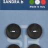 Sandra CARD148 Пуговицы, черный