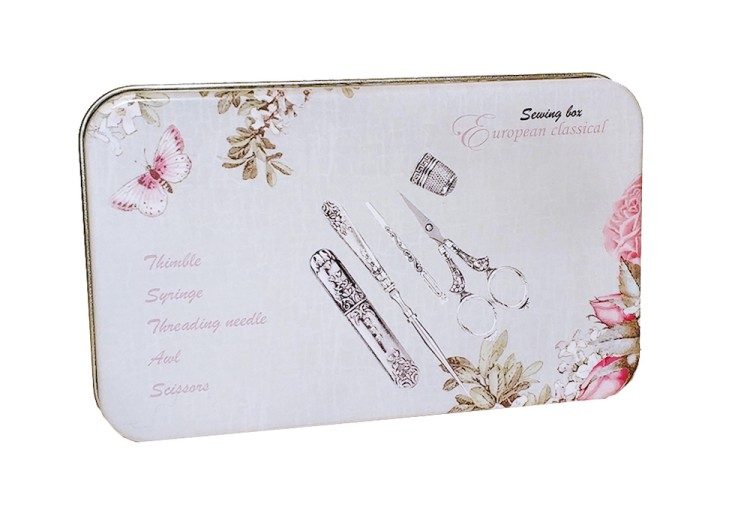 РТО 010518 Набор из 5 предметов "Винтаж" - античное серебро