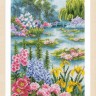 Набор для вышивания Lanarte PN-0200908 By the water lily pond (У пруда с водяными лилиями)