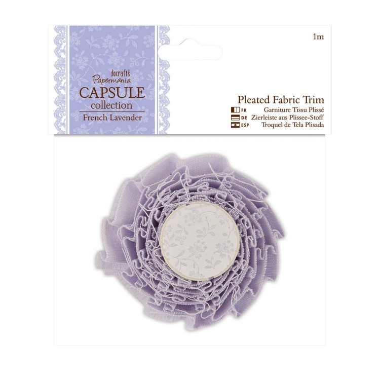 Docrafts PMA358385 Тесьма в складку декоративная French Lavender