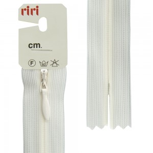 Riri 6010917/60/2314 Молния потайная, неразъемная, 4 мм, 60 см, молочно-белый