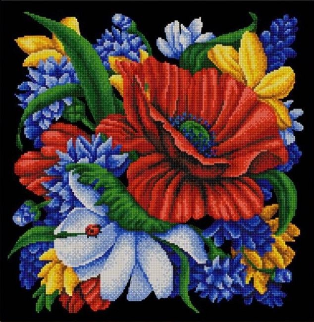 Конек 9879 Цветы