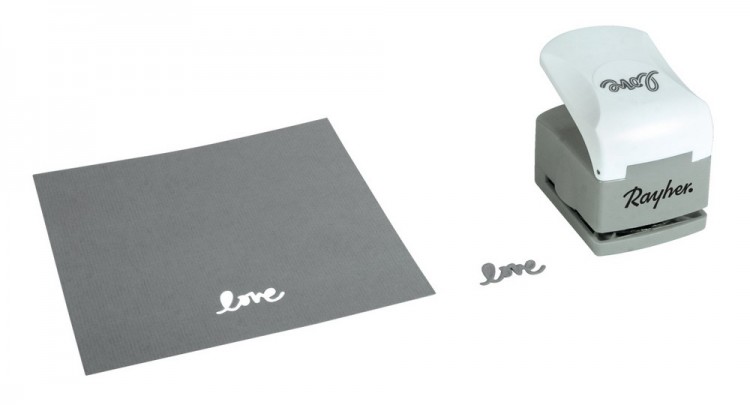 Rayher 69173000 Дырокол с тиснением "Love"