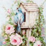 Набор для вышивания Luca-S B2352 Птичий дом и розы