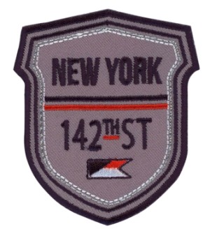 HKM 35557/1SB Термоаппликация " New York"
