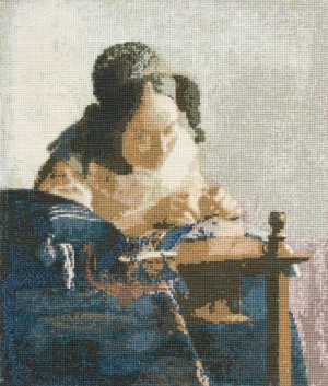 DMC BK1971 Johannes Vermeer - The Lacemaker (Ян Вермеер - Кружевница)