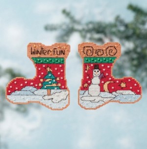 Mill Hill ST141611 Winter Fun Stocking (Зимние забавные чулки)